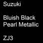 Preview: Suzuki, Bluish Black Pearl Metallic, ZJ3.